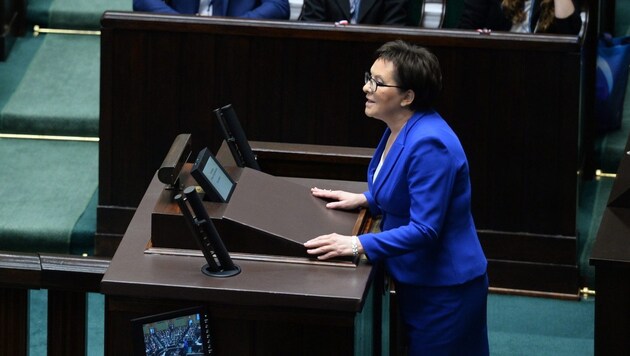 Polens Regierungschefin Ewa Kopacz (Bild: APA/EPA/JACEK TURCZYK)