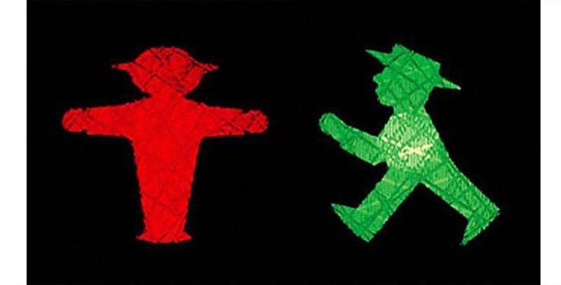 Die "Mutter aller Ampelmännchen" wurde 1961 in der DDR entworfen und kam ab 1969 zum Einsatz. (Bild: Internet)