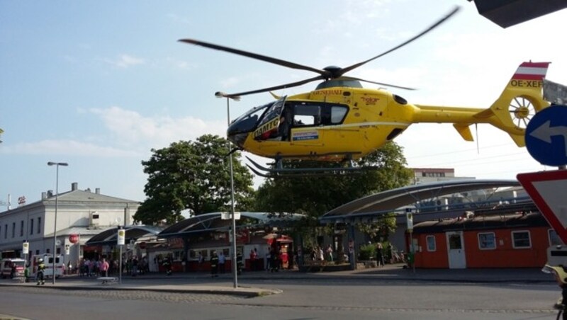 Ein Hubschrauber des ÖAMTC wurde angefordert. (Bild: Herbert Wimmer/Pressestelle BFK Mödling)