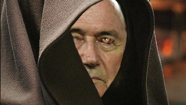 Auch als böser Sith Lord in Star Wars könnte Blatter eine gute Figur machen. (Bild: buzzfeed.com)