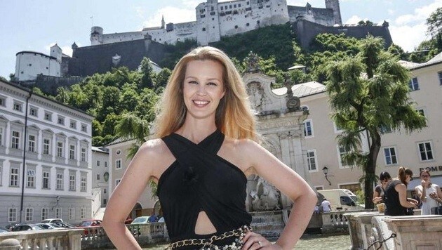 "Salzburg ist Kultur- und Modestadt!", schwärmt Topmodel Melanie Scheriau. (Bild: Markus Tschepp)