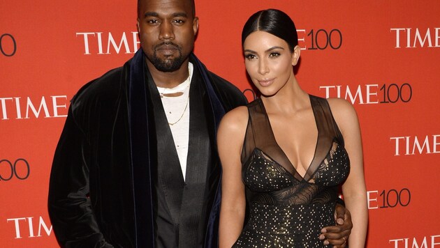 Kim Kardashian und Kanye West (Bild: APA/EPA/JUSTIN LANE)