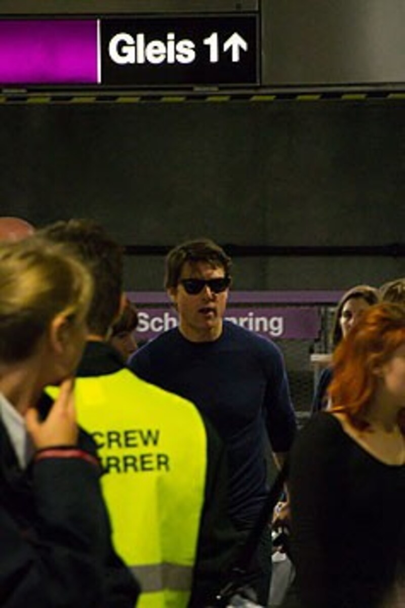 Tom Cruise in der U2-Station Schottenring (Bild: krone.at-Leserreporter Zeljko Zivkovic)