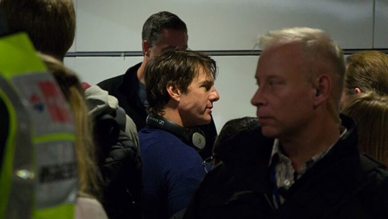Tom Cruise in der U2-Station Schottenring (Bild: krone.at-Leserreporter Zeljko Zivkovic)