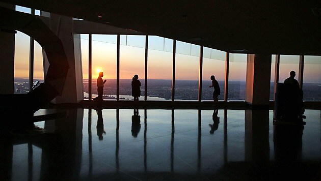 Aussichtsplattform auf dem World Trade Center (Bild: AFP)
