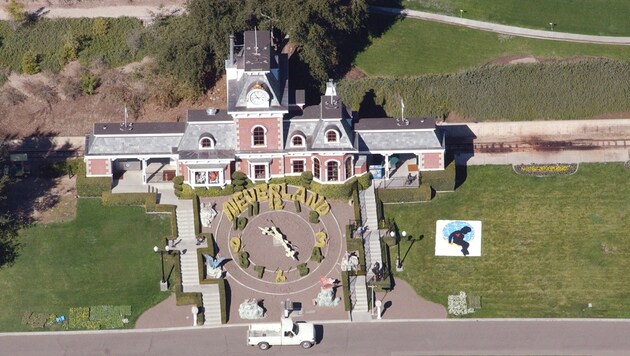 Das Anwesen in Los Olivos in Kalifornien trägt mittlerweile den Namen "Sycamore Valley Ranch". (Bild: EPA/ARMANDO ARORIYO)