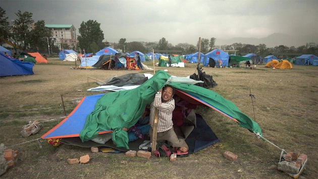 (Bild: APA/EPA/Hemanta Shrestha)