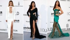 Gigi Hadid, Adriana Lima und Irina Shayk waren besonders sexy! (Bild: APA/EPA/IAN LANGSTON)