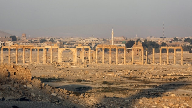 Überreste der antiken Stadt Palmyra (Bild: APA/EPA/YOUSSEF BADAWI)