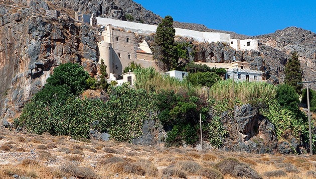 Nahe dem Kapsa-Kloster auf Kreta öffnet sich die 3,5 Kilomter lange Schlucht. (Bild: thinkstockphotos.de)