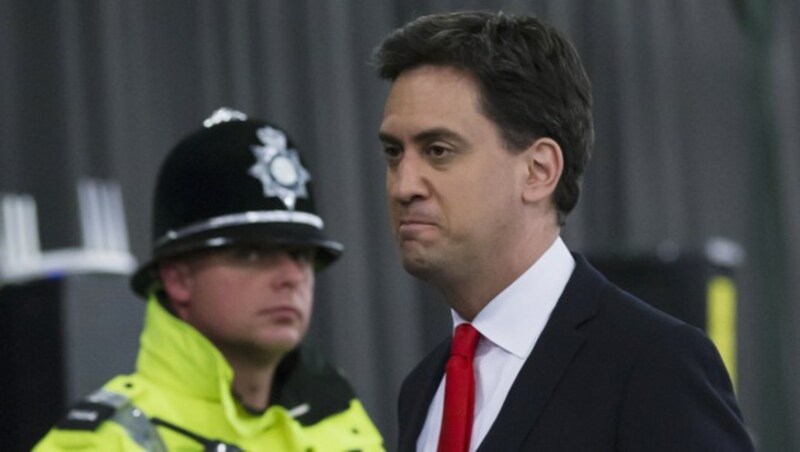 Labour-Chef Ed Miliband trat nach der Schlappe zurück. (Bild: AP)