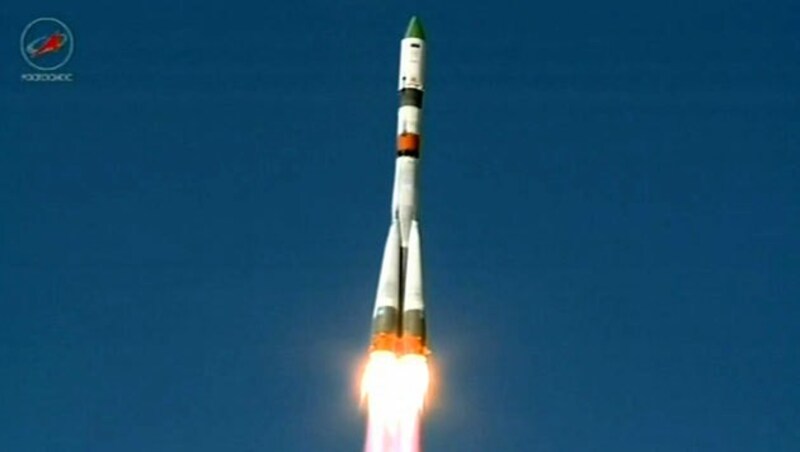 Der Start von "Progress" an Bord einer "Sojus"-Rakete (Bild: Roscosmos (Russian Federal Space Agency))