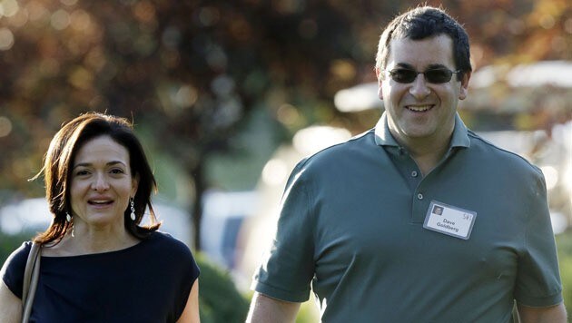 David Goldberg mit seiner Frau Sheryl Sandberg (Bild: AP)