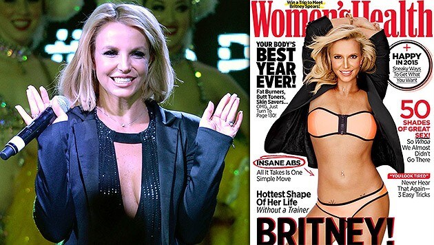 Am "Women's Health"-Cover zeigt sich Britney im Bikini. (Bild: AP, facebook.com/britneyspears)