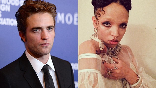Robert Pattinson ist seit Kurzem mit Sängerin FKA Twigs liiert. (Bild: Jordan Strauss/Invision/AP, instagram.com/fkatwigs)