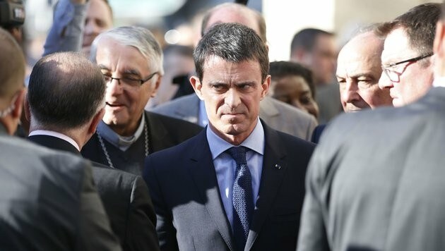 Premierminister Manuel Valls kann neue Anschläge nicht ausschließen. (Bild: AFP)