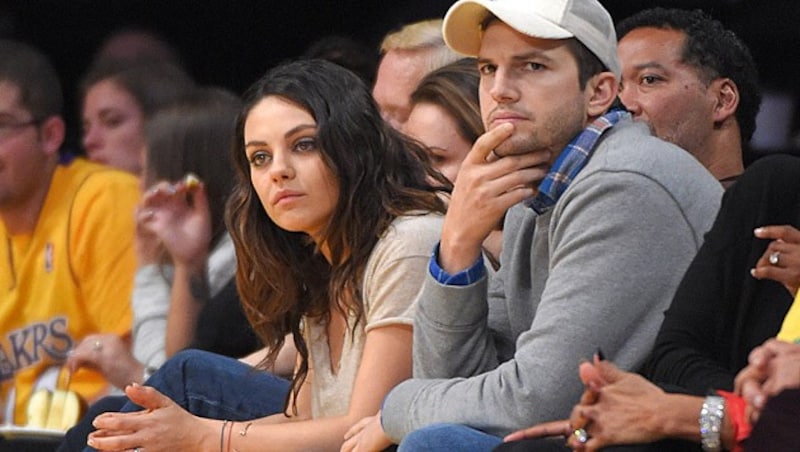 Mila Kunis und Ashton Kutcher (Bild: AP)