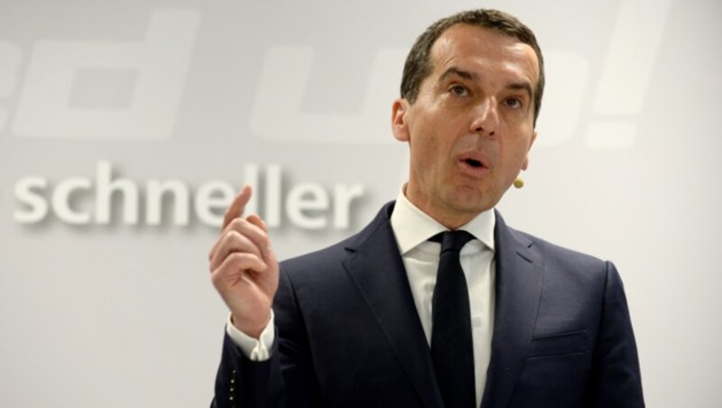 Christian Kern bei einer ÖBB-Bilanzpräsentation (Bild: APA/Roland Schlager)