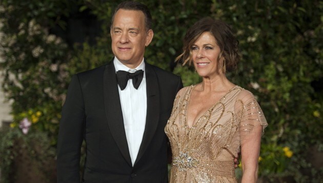 Tom Hanks und seine Ehefrau Rita Wilson (Bild: APA/EPA/WILL OLIVER)