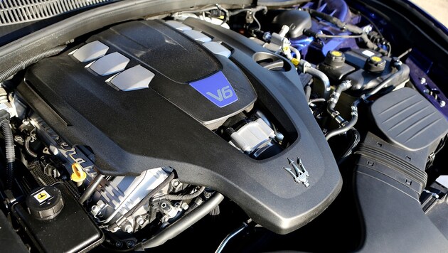 Bei Alfa Romeos neuem V6 dürfte es sich um eine angepasste Version des Maseratimotors handeln. (Bild: Maserati)