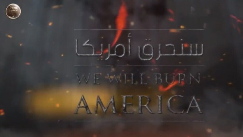 Der IS verbreitet das Video unter dem Titel "We will burn America" im Internet. (Bild: YouTube.com)