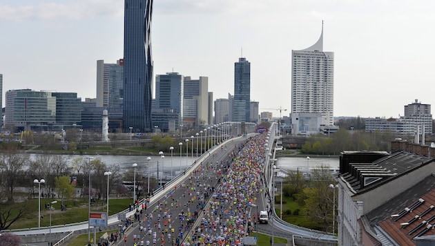 Im Visier der Dschihadisten: der Wien Marathon und andere Großveranstaltungen in Europa (Bild: APA//HERBERT NEUBAUER)