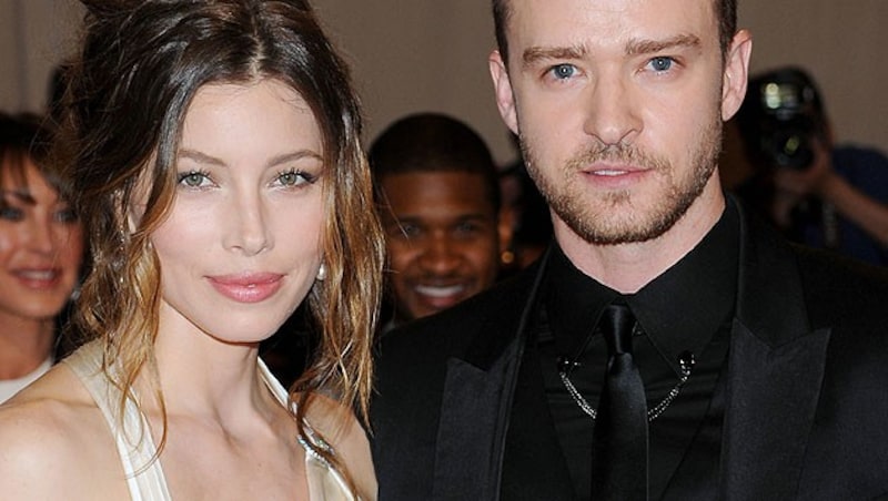 Jessica Biel und Justin Timberlake im Glück (Bild: AP)