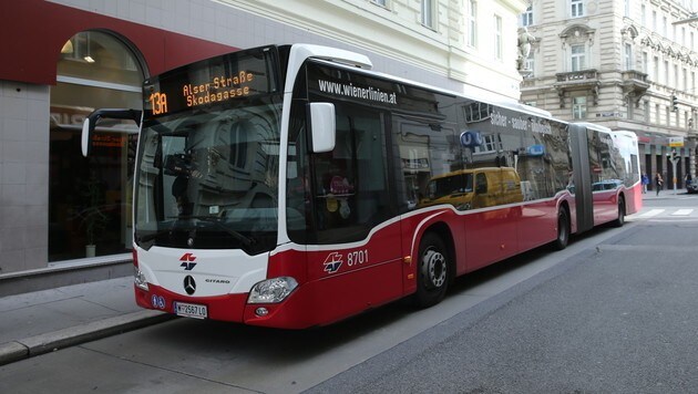 In den neuen Gelenkbussen haben viel mehr Passagiere Platz. (Bild: Peter Tomschi)