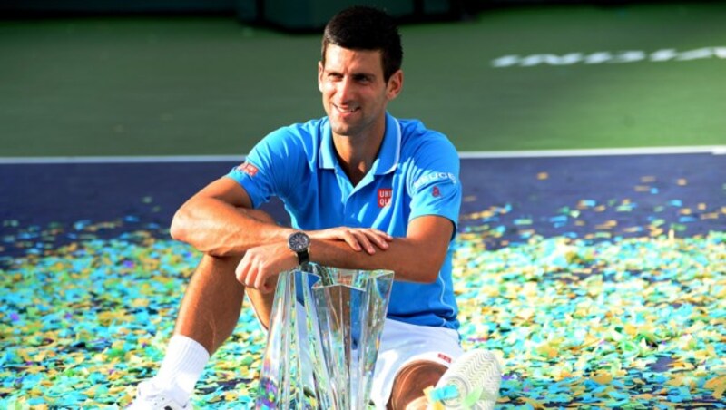Novak Djokovic feierte in Indian Wells seinen 50. ATP-Titel. (Bild: GEPA)