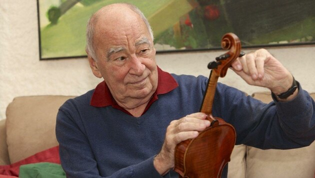 Geigen-Legende Toni Stricker (Bild: Christian Pichler)