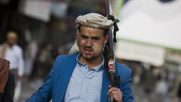 Houthi-Rebell (Bild: AP)