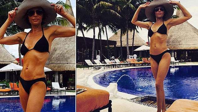 Lisa Rinna zeigt auf Instagram ihren durchtrainierten Bikini-Body. Die Schauspielerin ist 51! (Bild: instagram.com/lisarinna)