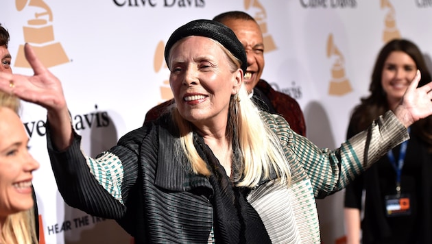 Eine Legende der Musikhistorie: Joni Mitchell (Bild: John Shearer/Invision/AP)