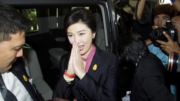 Thailands frühere Regierungschefin Yingluck Shinawatra (Bild: AP)