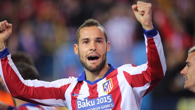 Der treffsichere Atletico-Star Mario Suarez (Bild: GEPA)