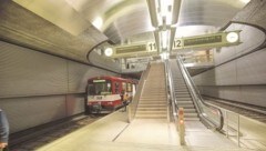 Der Lokalbahnhof in Salzburg ist schon jetzt U-Bahn-tauglich. (Bild: Markus Tschepp)