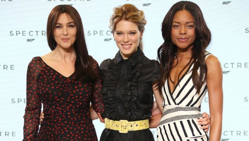 Monica Bellucci, Lea Seydoux und Naomie Harris (Bild: AP)