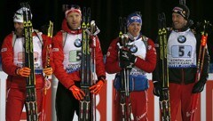 Daniel Mesotitsch, Simon Eder, Sven Grossegger und Dominik Landertinger (Bild: GEPA)