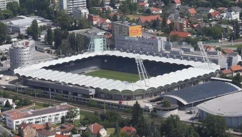 The Graz stadium has been in need of renovation for years. (Bild: Jürgen Radspieler)