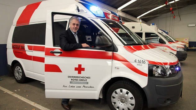 Primar Walter Aichinger ist Landtagsabgeordneter der ÖVP und zugleich Präsident des Roten Kreuzes. (Bild: Markus Wenzel)