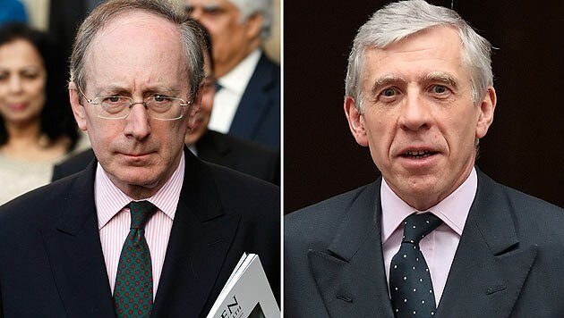 Die Ex-Minister Malcolm Rifkind (Tories) und Jack Straw (Labour) (Bild: AFP)