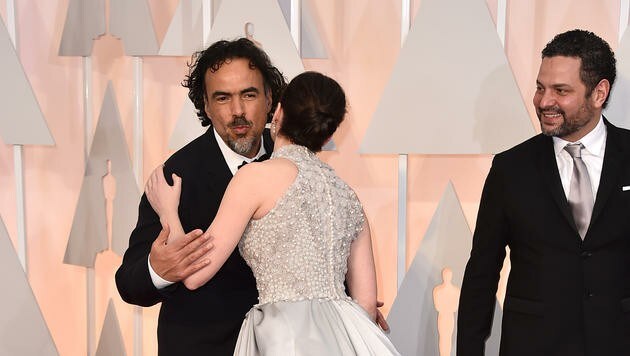 Alejandro Gonzalez Inarritu mit Felicity Jones (Bild: AP)