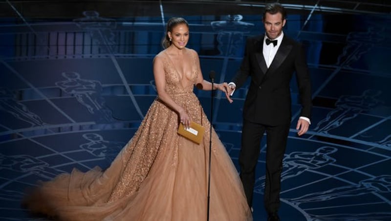 Jennifer Lopez und Chris Pine (Bild: AP)