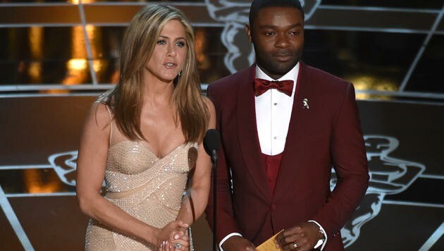 Jennifer Aniston und David Oyelowo (Bild: AP)