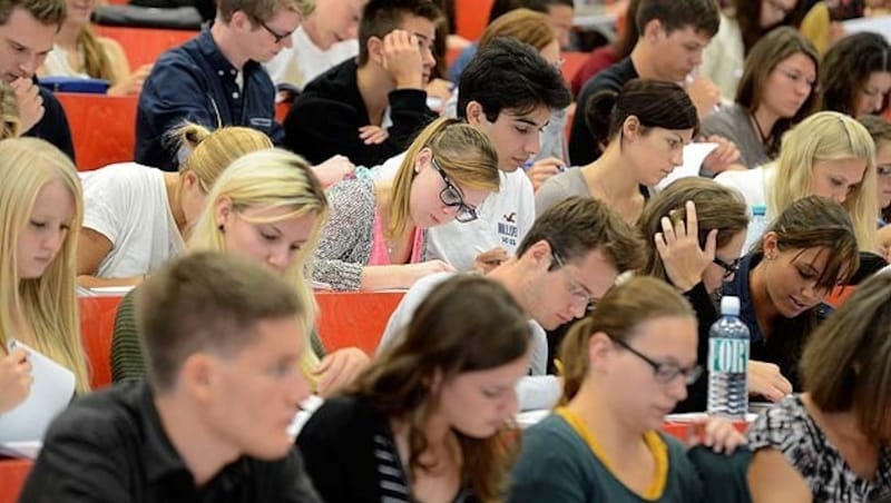 Von 16.000 Studenten, die 2021 ihr Studium abgeschlossen haben, ging fast die Hälfte nach weniger als einem Jahr wieder ins Heimatland zurück. (Bild: APA/Helmut Fohringer)