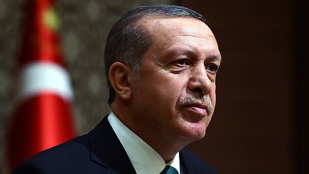 Der türkische Präsident Recep Tayyip Erdogan geht hart gegen seine Kritiker vor. (Bild: AP)