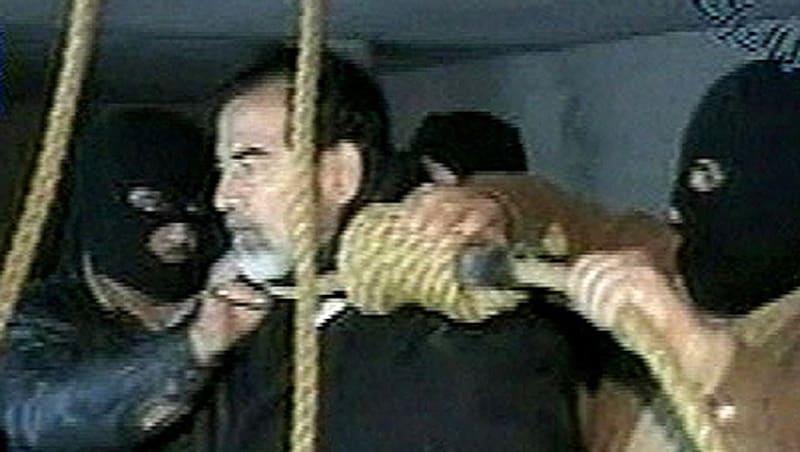 Am 30. Dezember 2006 wurde Saddam Hussein in Bagdad erhängt. (Bild: AP)