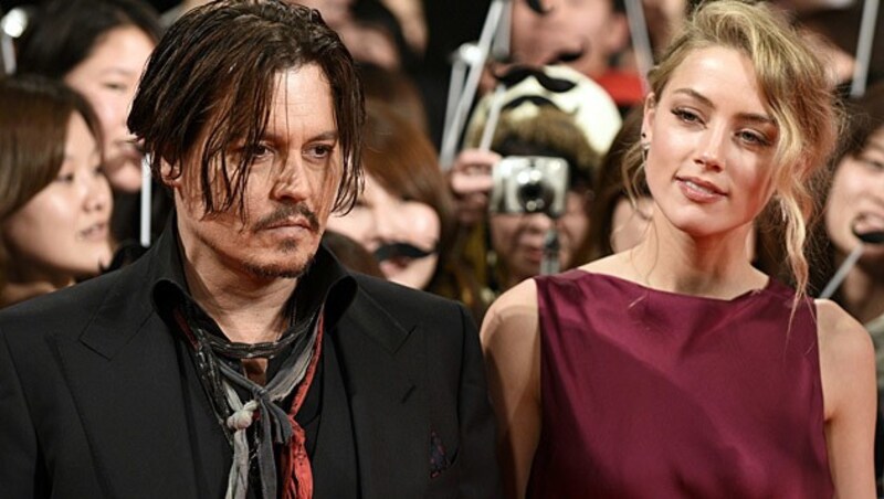 Johnny Depp und Amber Heard (Bild: APA/EPA/FRANCK ROBICHON)