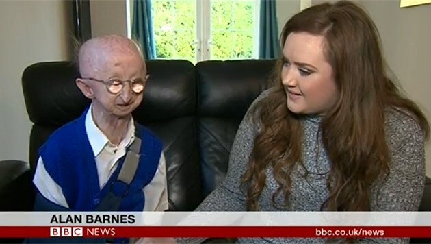 "Sie ist eine wunderbare Frau": Rührendes Treffen zwischen Alan Barnes und Katie Cutler (Bild: bbc.com)