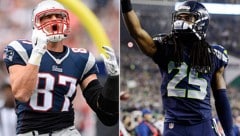 Rob Gronkowski und Richard Sherman (Bild: APA/EPA/CJ GUNTHER, AP)